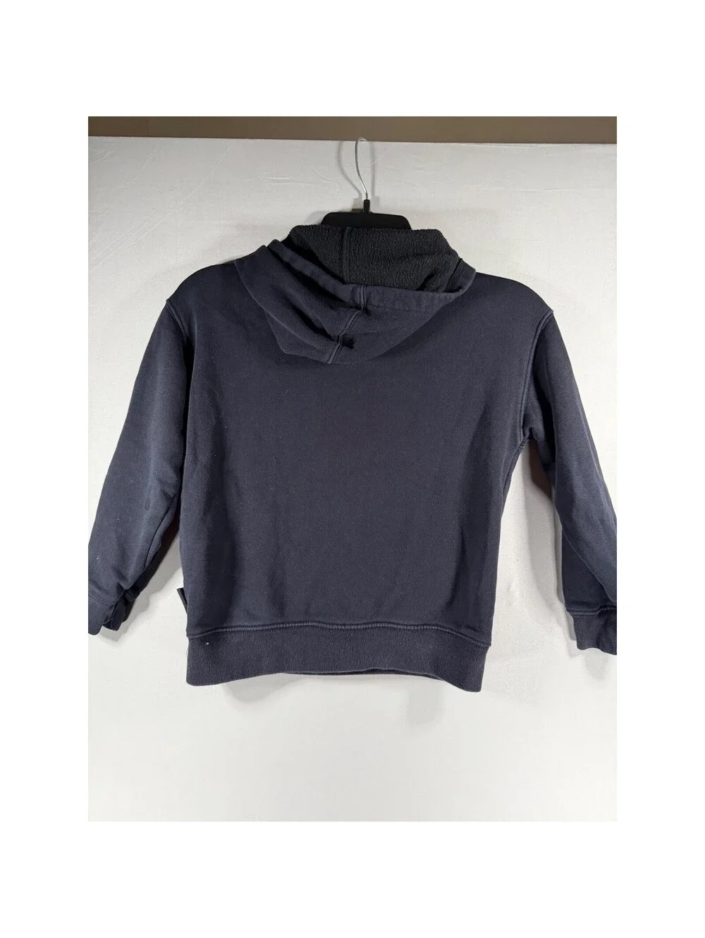 GAP x Disney Mickey Mouse Kids Hoodie Black Fleece Pullover Size S 6-7